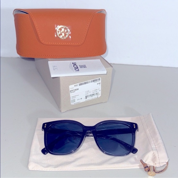 Tory Burch Accessories - Tory Burch TRANSPARENT JELLY DEEP SAPPHIRE Blue FULL INCLUSION NEW 💙